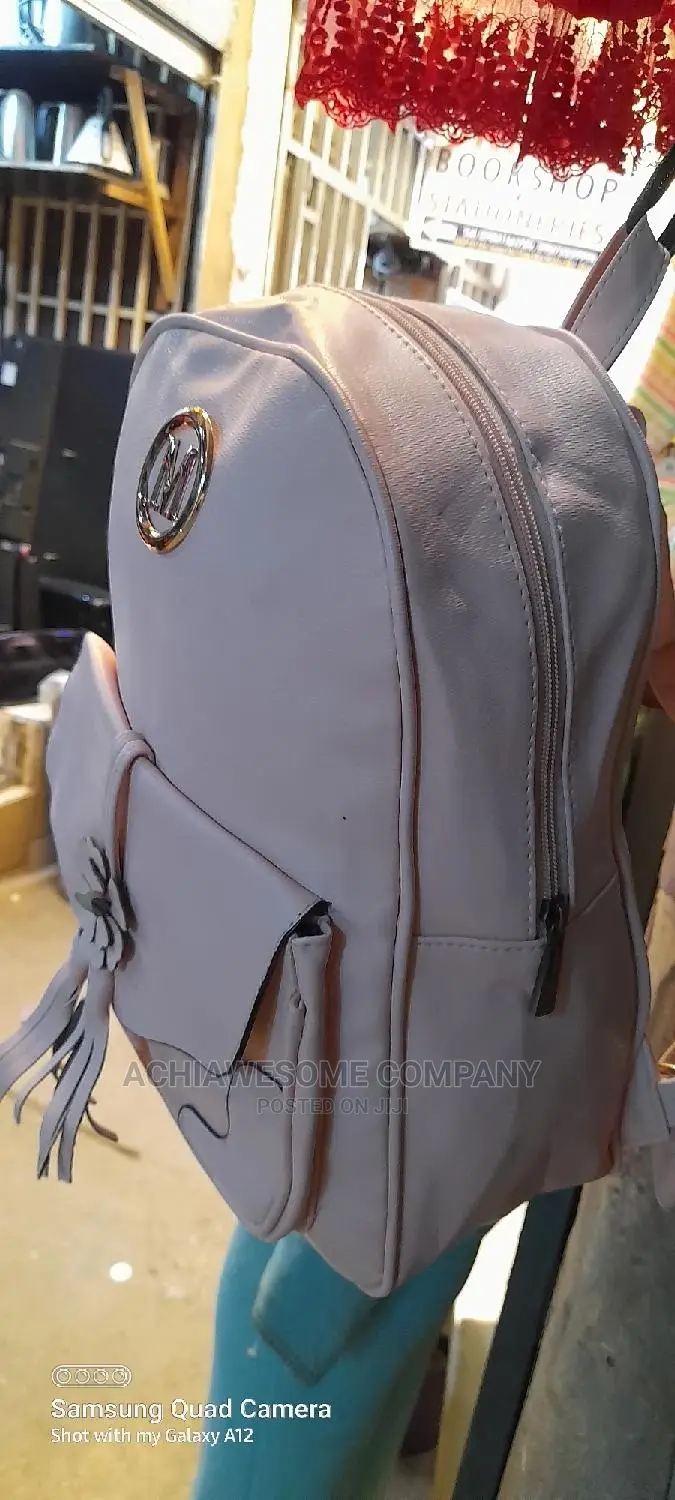 Leather Fashionable Back Pack.