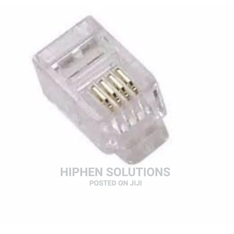 RJ11 Plug 4P4C (100-Pack)