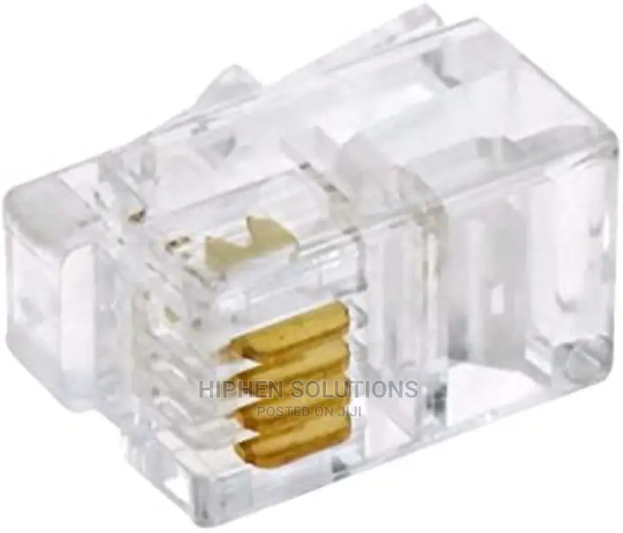 RJ11 Plug 4P4C (100-Pack)