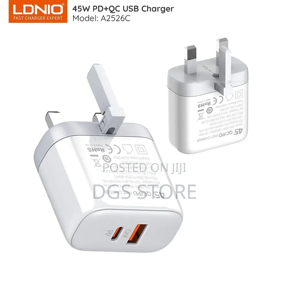 Ldnio 45w PD QC 4+ A2526C Charger