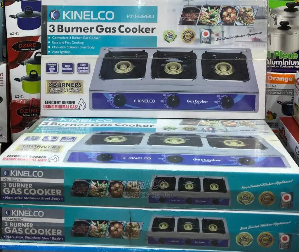 Kinelco 3 Burner Table Top Gas Cooker