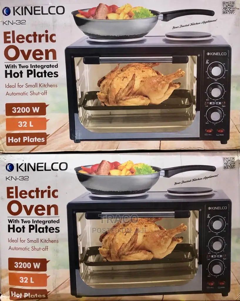 Kinelco Electric Oven With Integrated Hot Plate.
