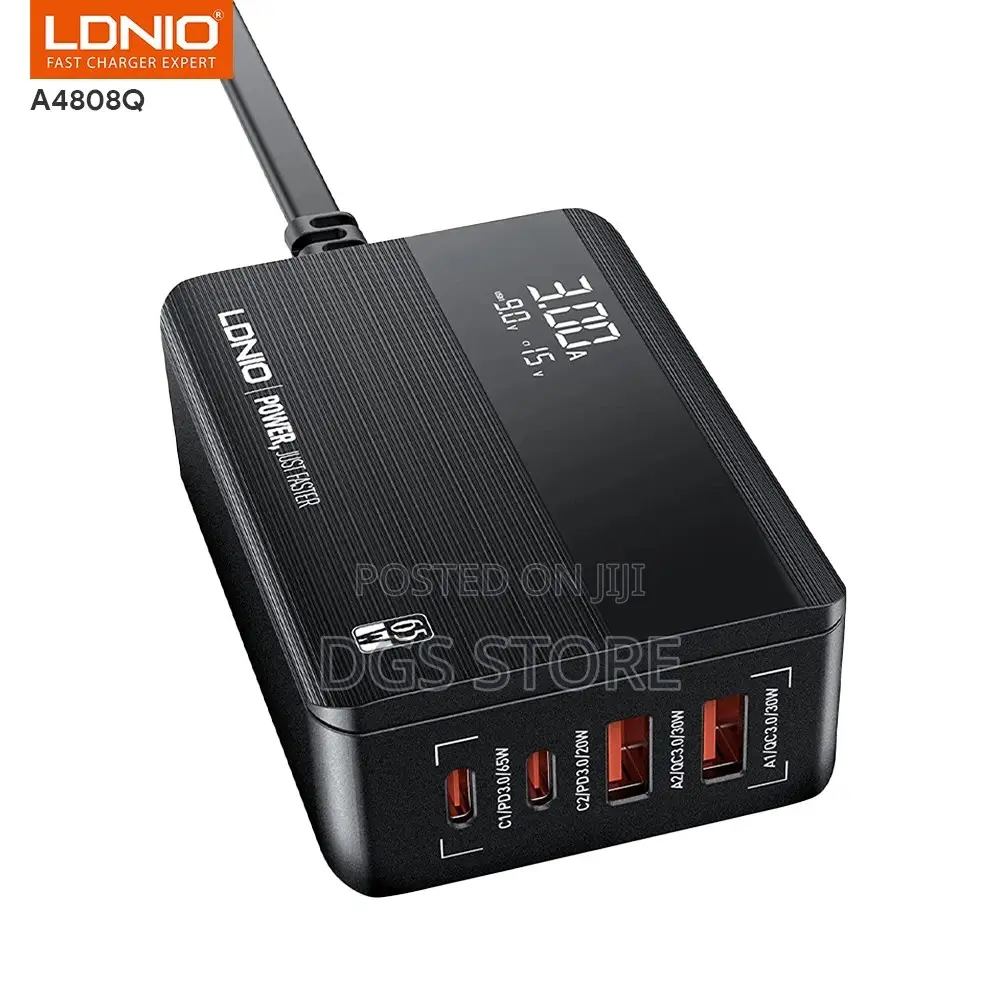 Ldnio 65w Super Fast Charging Desktop Charger A4808q