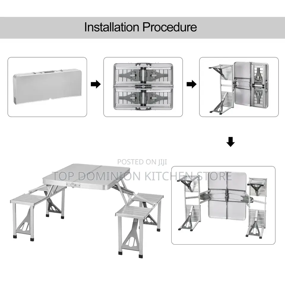 Foldable Picnic Table(Not With Umbrella)