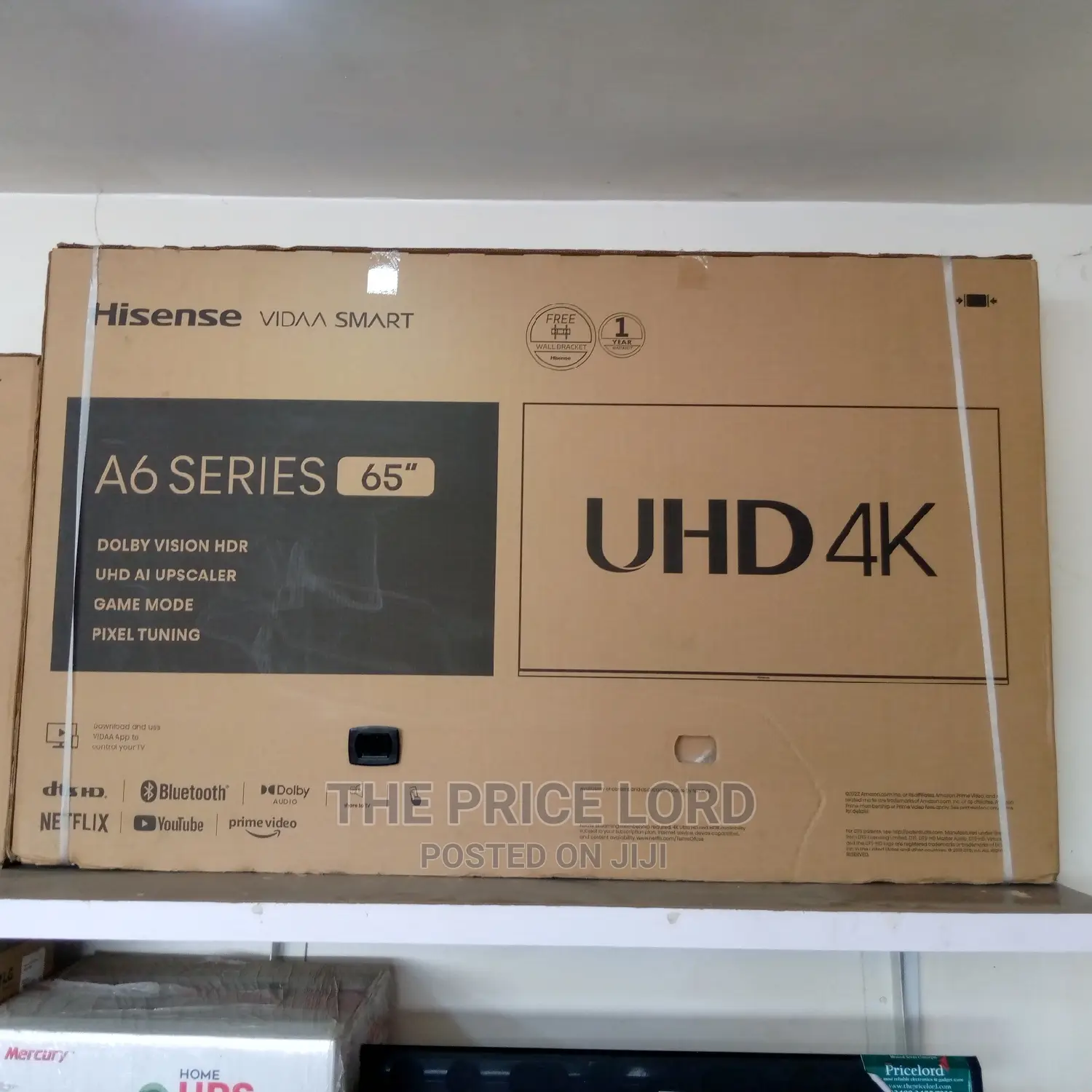 Hisense 65 Uhd Led Smart TV A6 Series