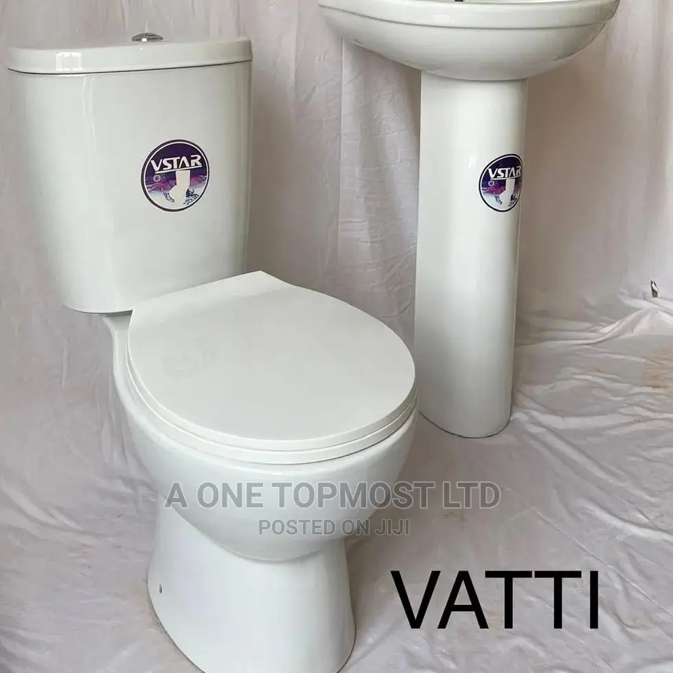 Quality Vstar Top Flush Ceramic Water Closet.