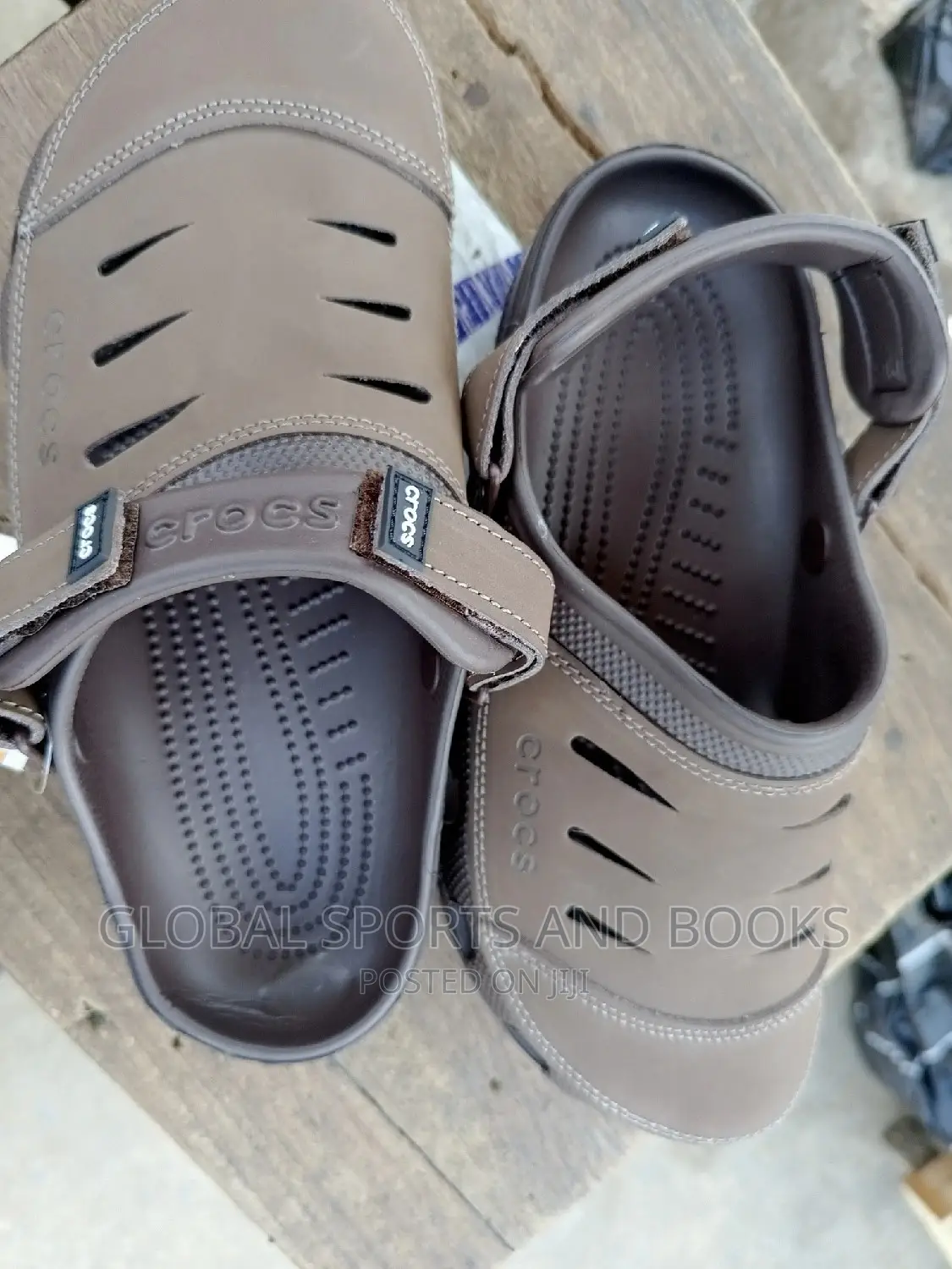 Crocs With Leather Top