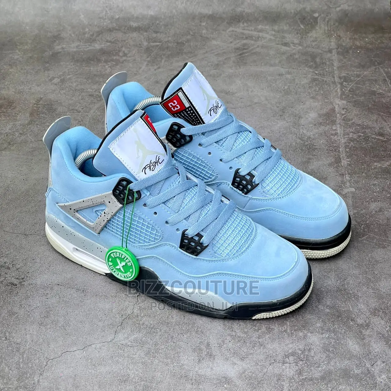 Original AIR JORDAN 4 Retro High University Blue for Men