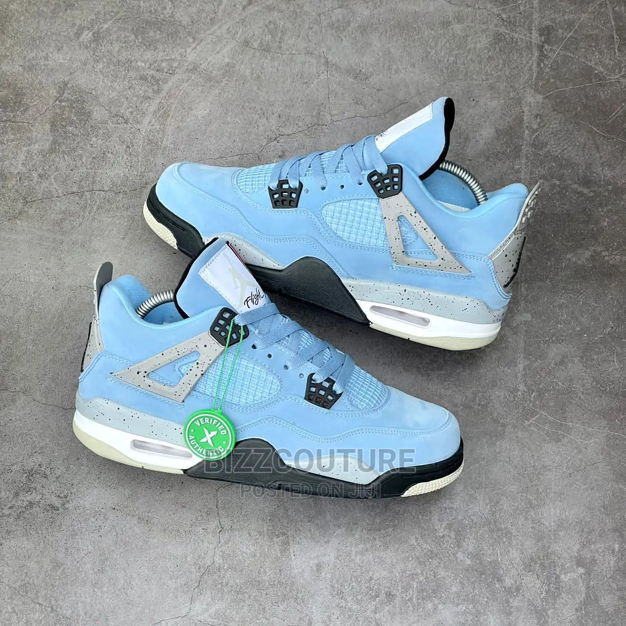 Original AIR JORDAN 4 Retro High University Blue for Men