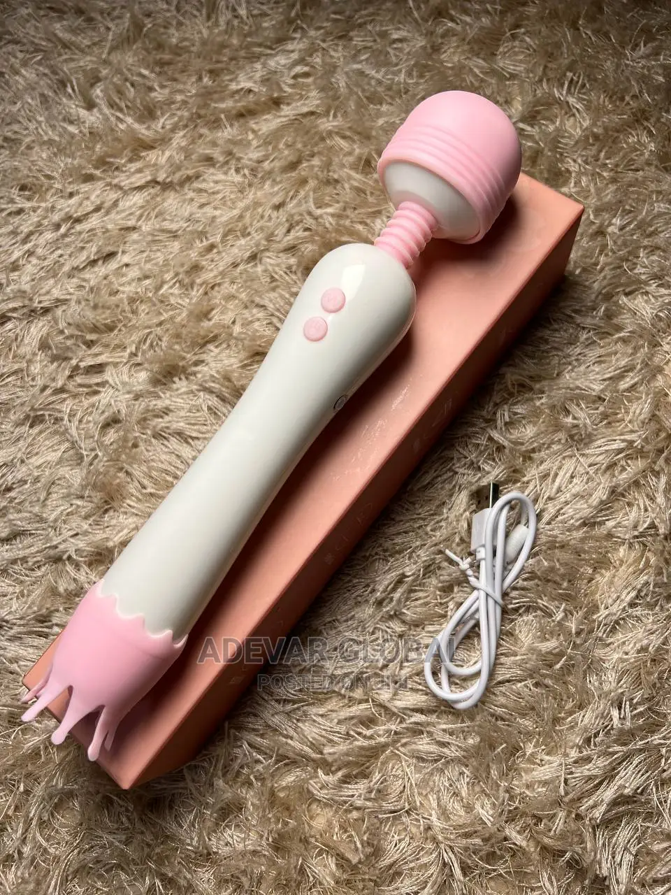 USB Magic Wand Clitoris Licking Vibrator Vagina Sex Toy