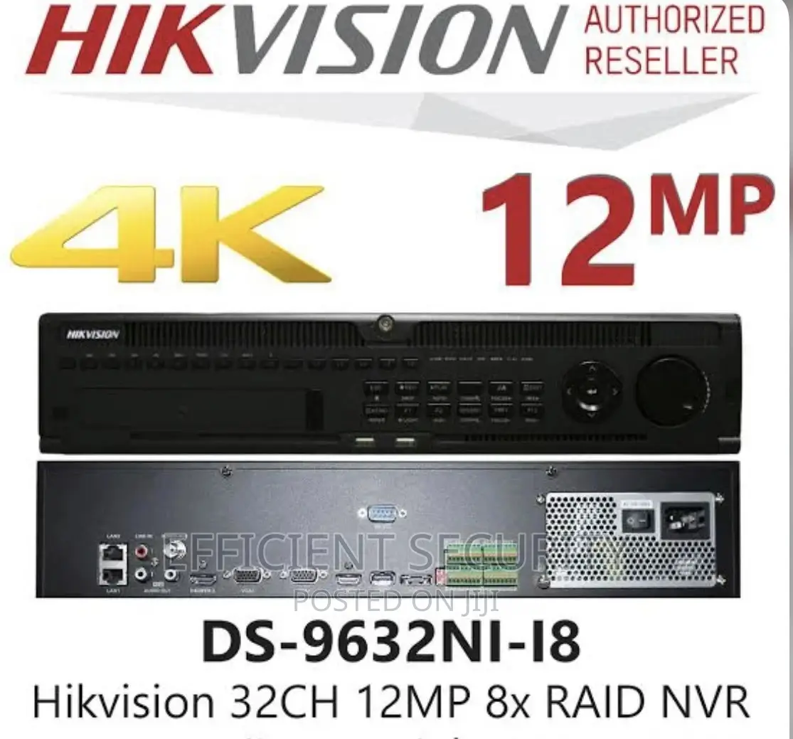 Hikvision Ds-9632nxi-I8 32channel NVR With 8sata Hybrid