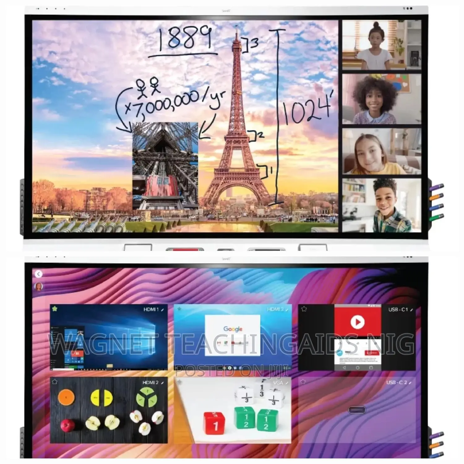 86' 75' 65inches Interactive Screens in Abuja