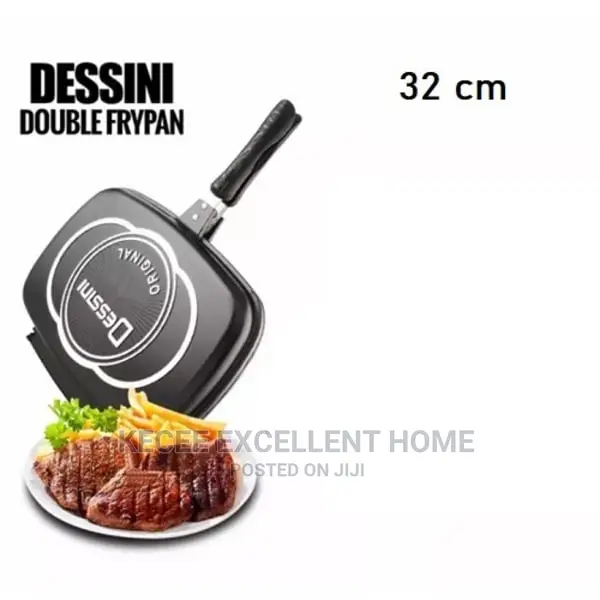 Dessini Double Sided Non-Stick Pressure Grill Pan - 32cm