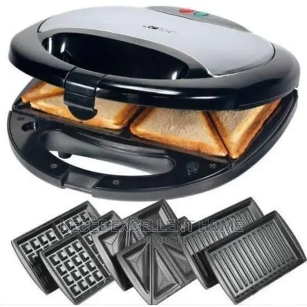Sokany 3 in 1 Waffle + Sandwich and Grill Maker