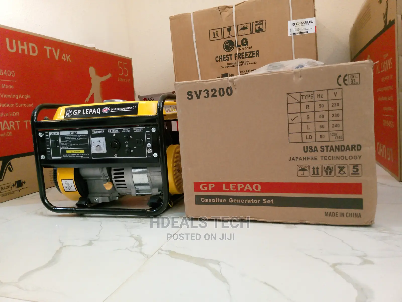 Brand New GP Lepaq 1.5KVA Maunal Generator [SV3200].