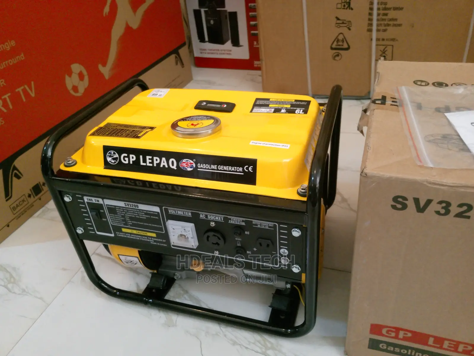 New GP Lepaq 1.5KVA Maunal Generator [SV3200].