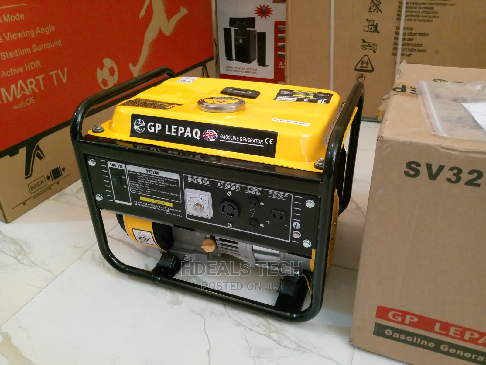 New GP Lepaq 1.5KVA Maunal Generator [SV3200].