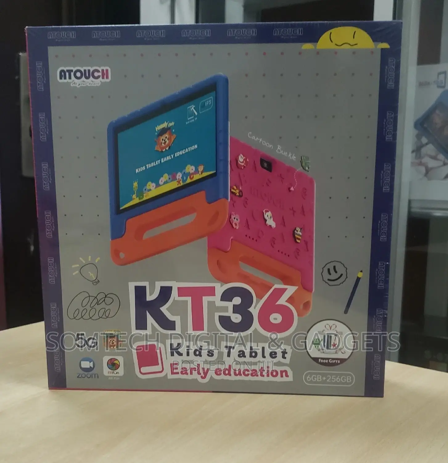 Children's Educational Tablet Atouch KT36 6gb/256gb