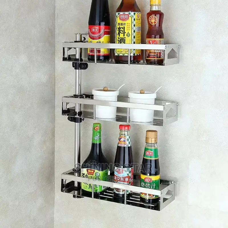Movable Three Layer Shelf