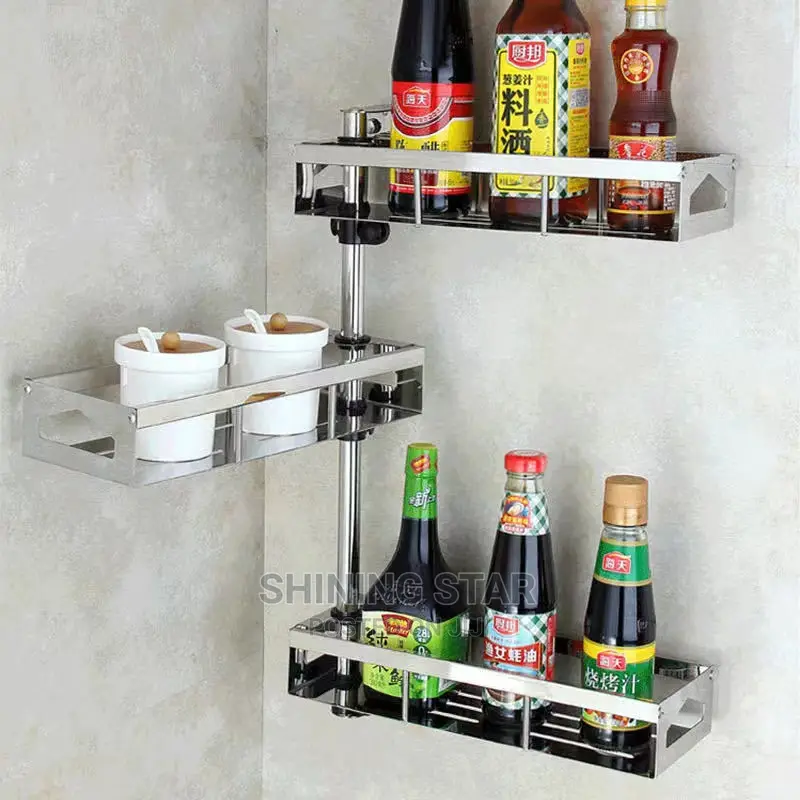 Movable Three Layer Shelf