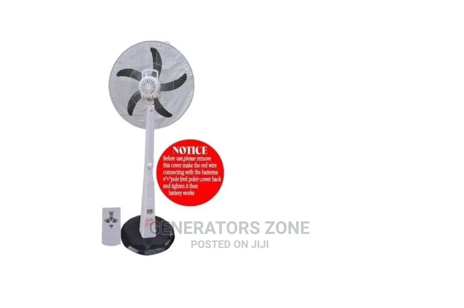 Rechargeable 18'' OX Standing Fan+Remote