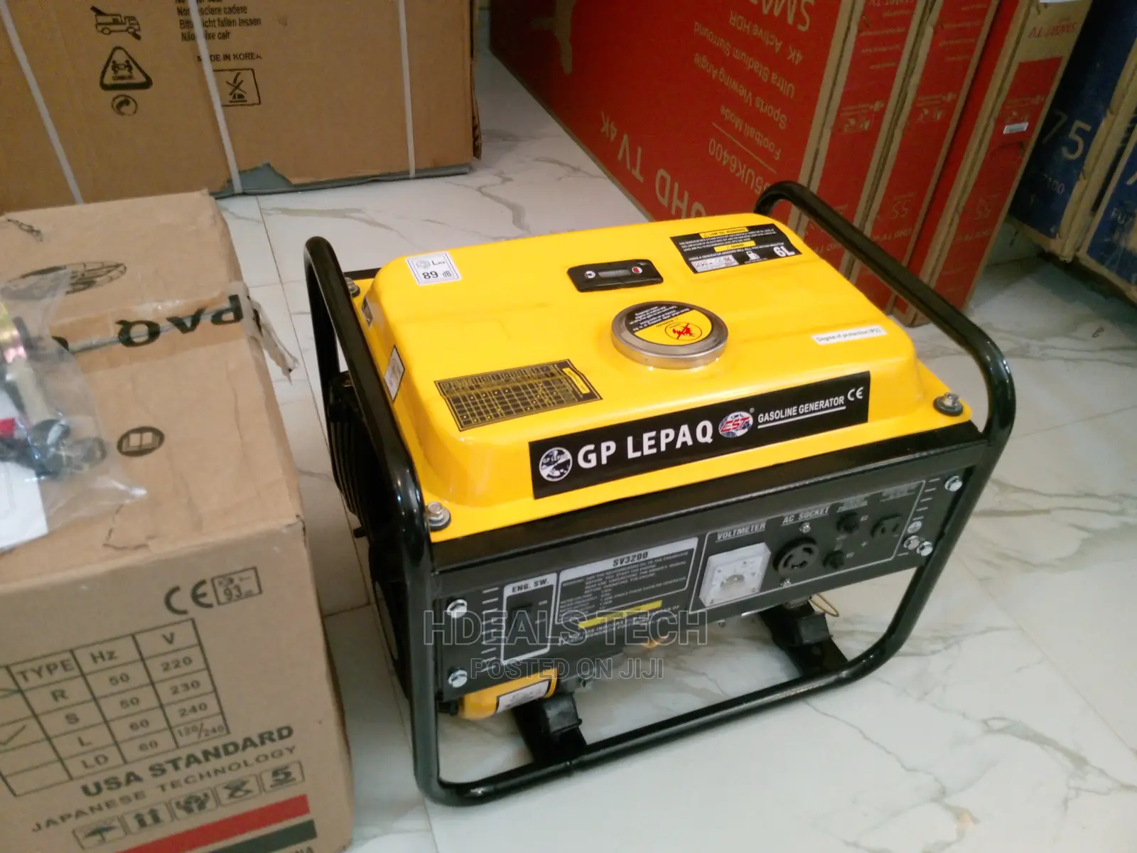 Original 1.5KVA GP Lepaq Portable Generator [SV3200].