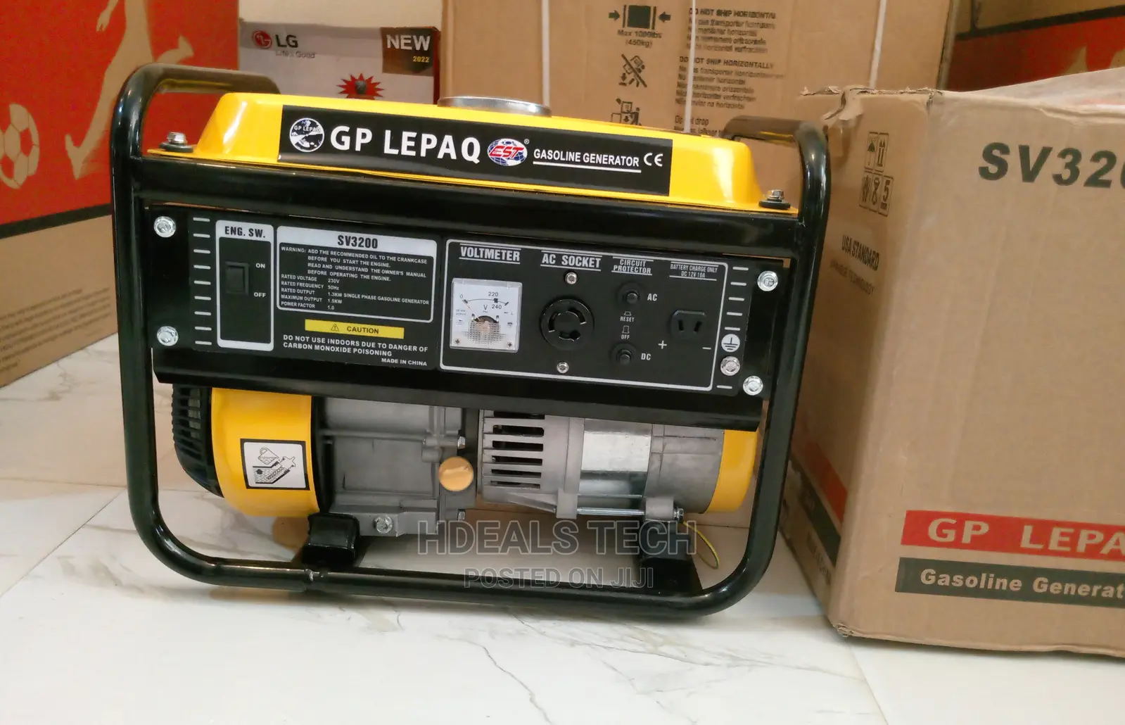 Latest 1.5KVA GP Lepaq Maunal Generator [SV3200].