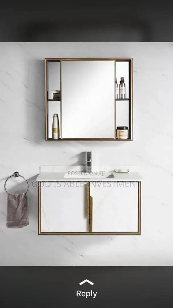 White Bathroom Cabinet Basin