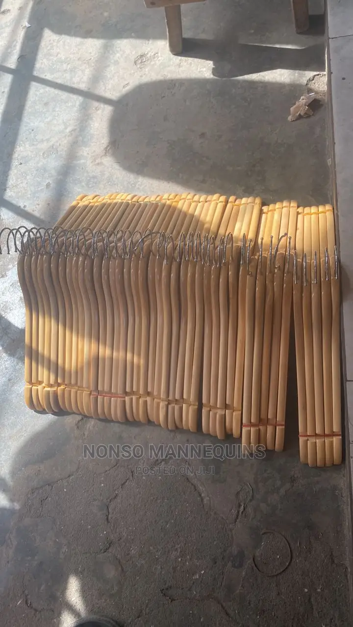 Brand New Sets Fo Neat Wooden Hangers for Clothes