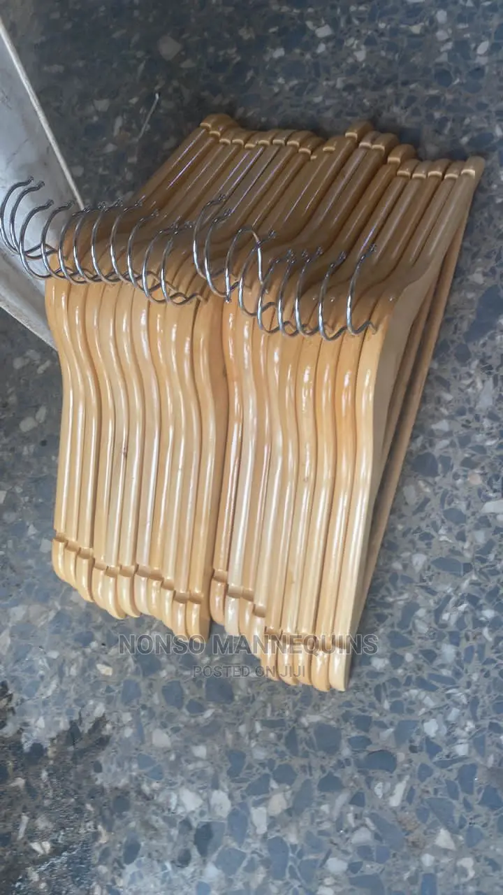 Brand New Sets Fo Neat Wooden Hangers for Clothes