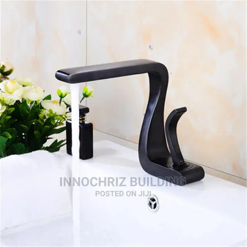 Black Basin Mixer (87DH10)
