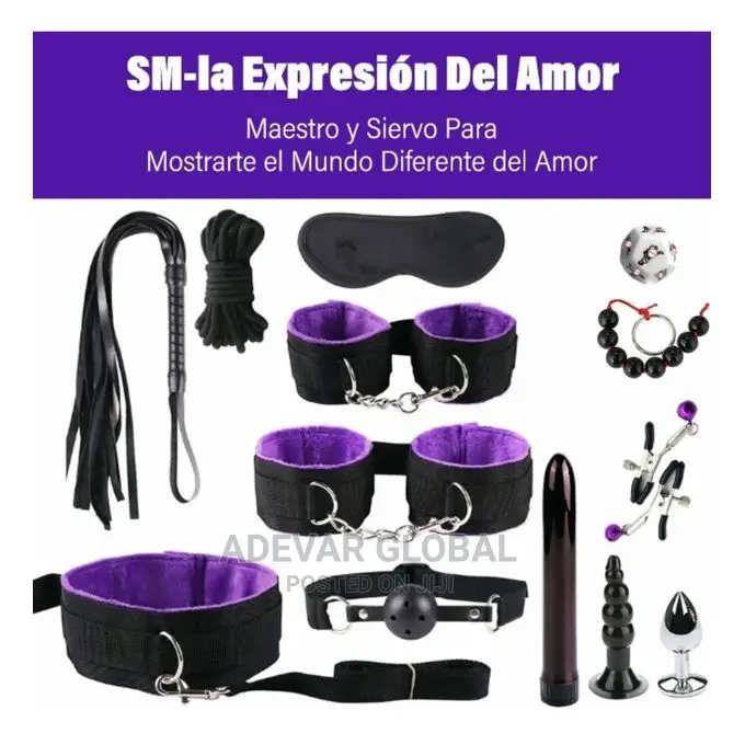 Sex Game 13 Pieces BDSM Bondage Restraint Set Women Sex Toy