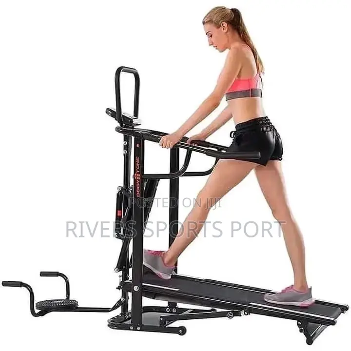 Deluxe 4in1 Manual Threadmill With Stepper, Twister, Pushup