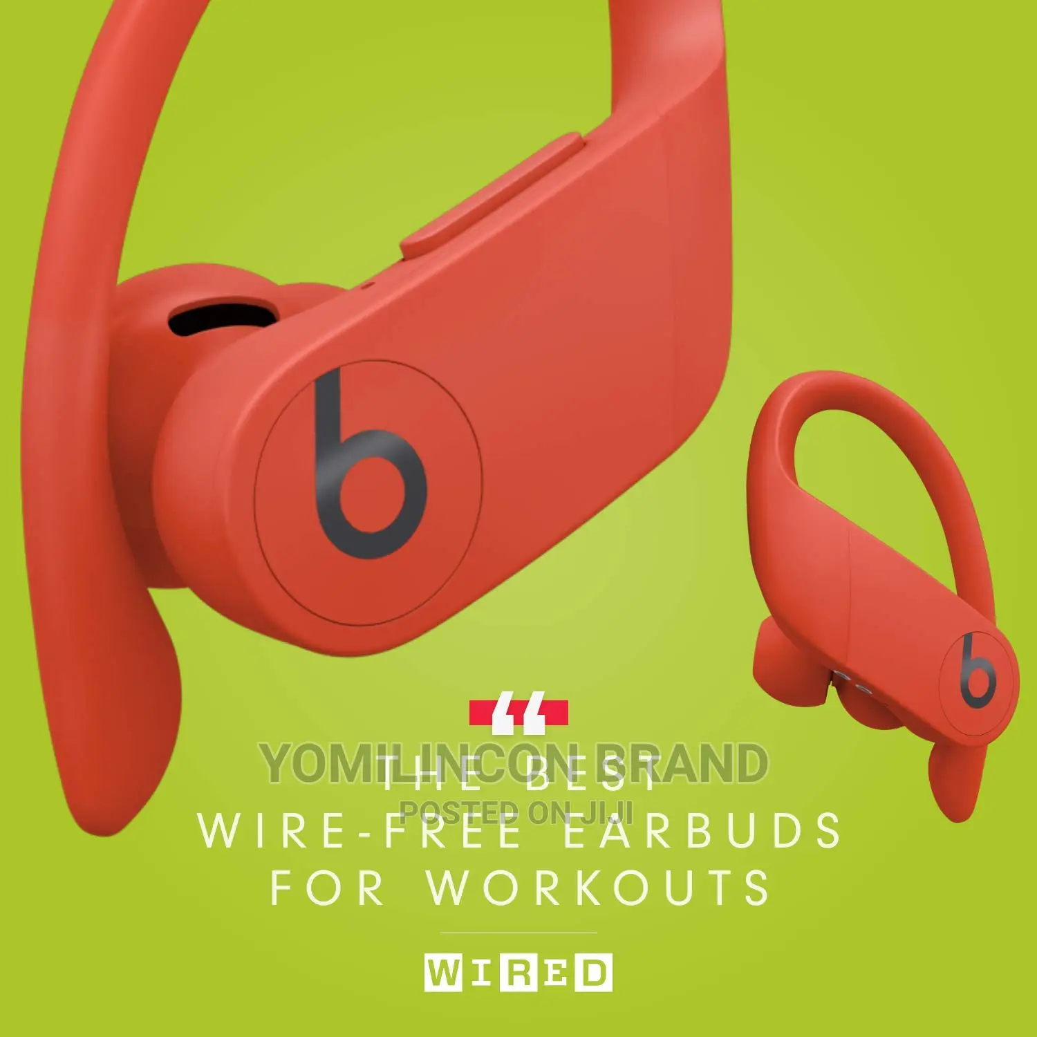 Beats Powerbeats PRO Earphones -Lava Red