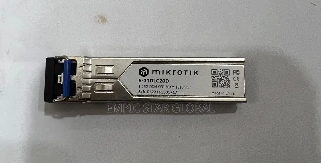 Mikrotik SFP Moduel 1.25G SFP Transceiver 1310nm Dual LC