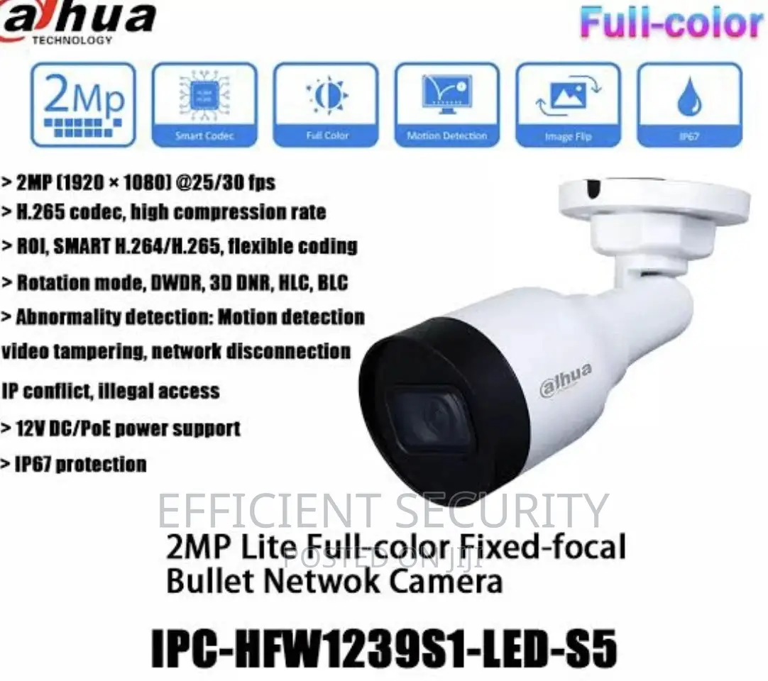Dahua 2MP Full-Color IP Camera Bullet