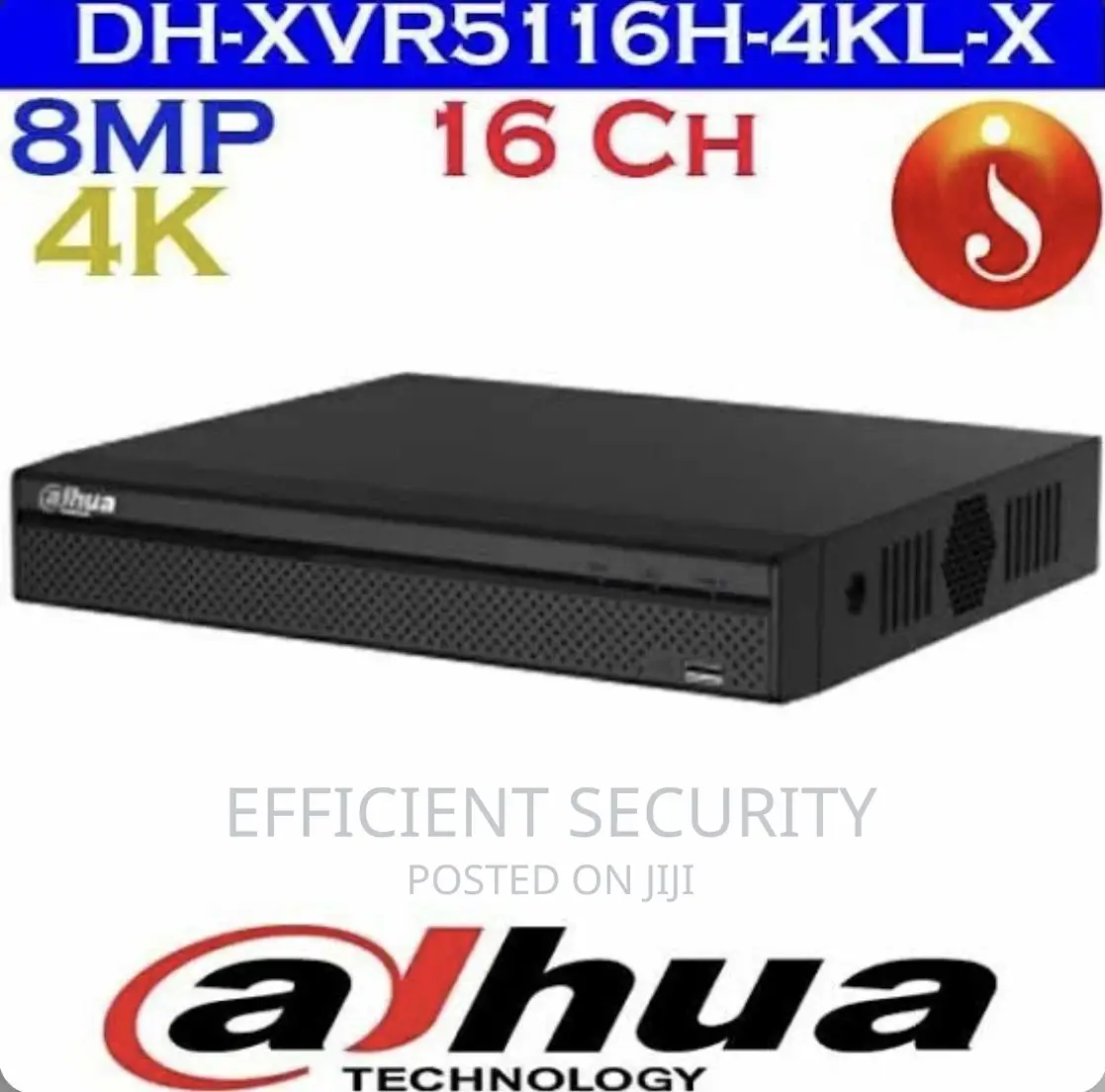 Dahua 16channels DVR Upto 8mp () Dahua Xvr5116h-4kl-X DVR