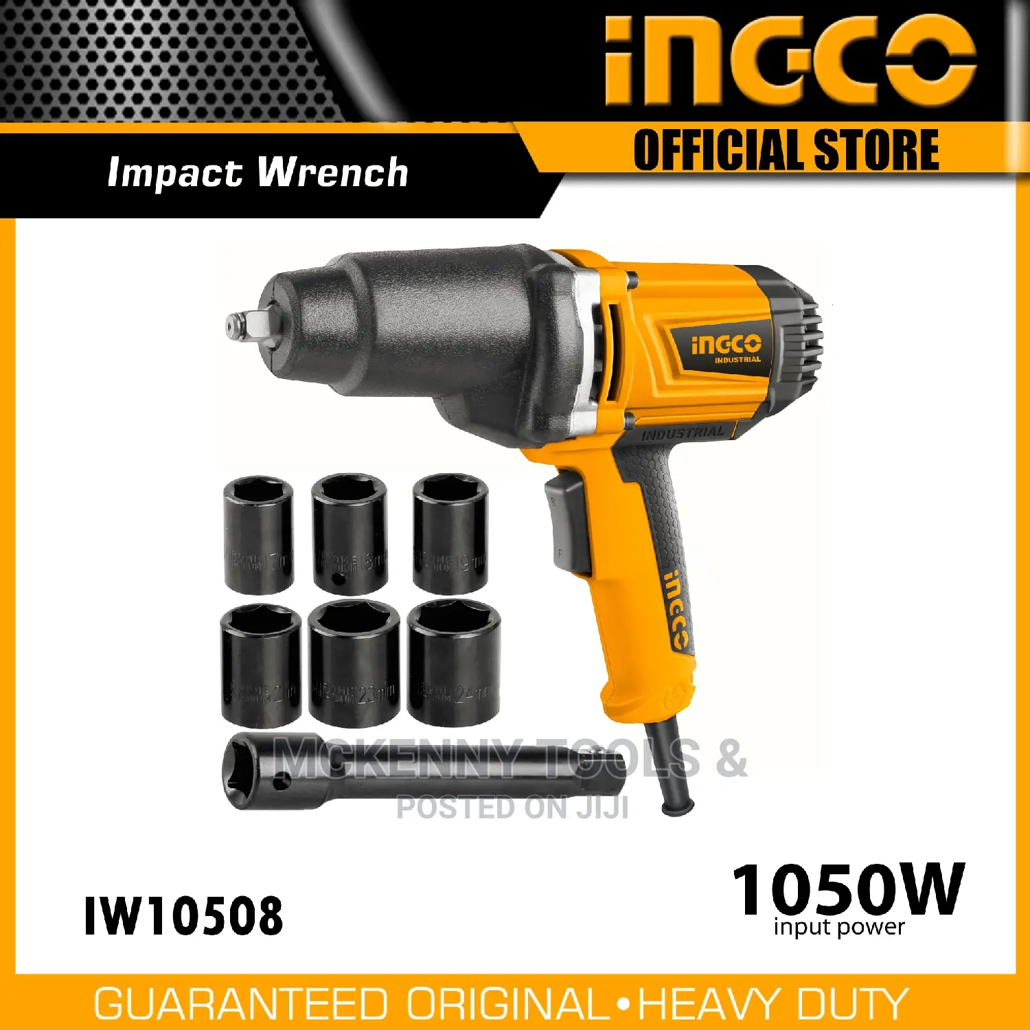 Ingco Impact Wrench 1050w - Iw10508