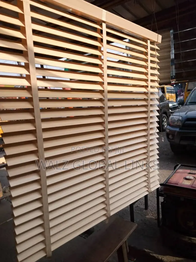 Blind Made of Wood.