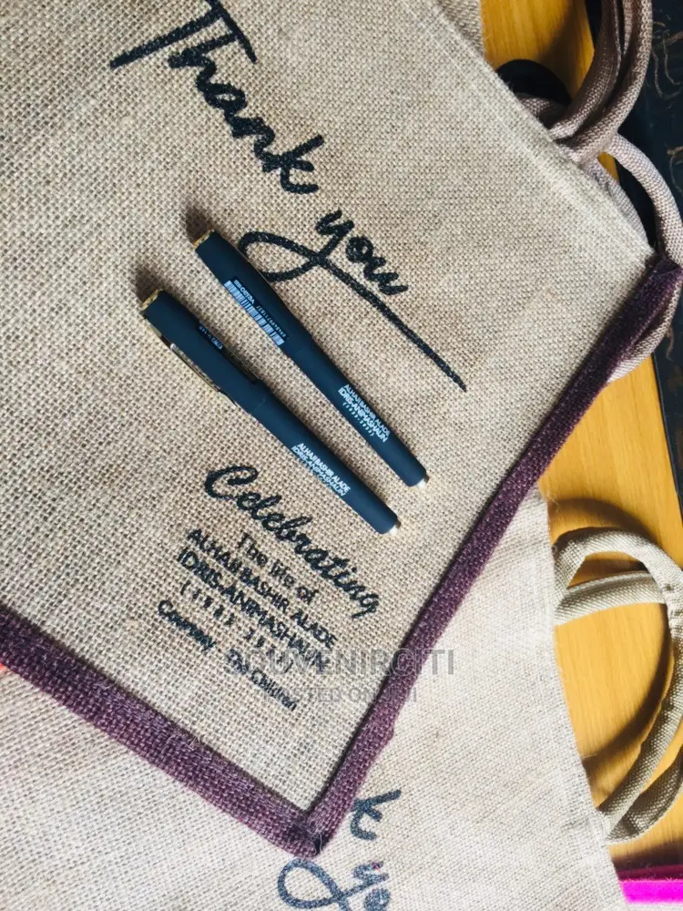 Jute Bag Pen Gift