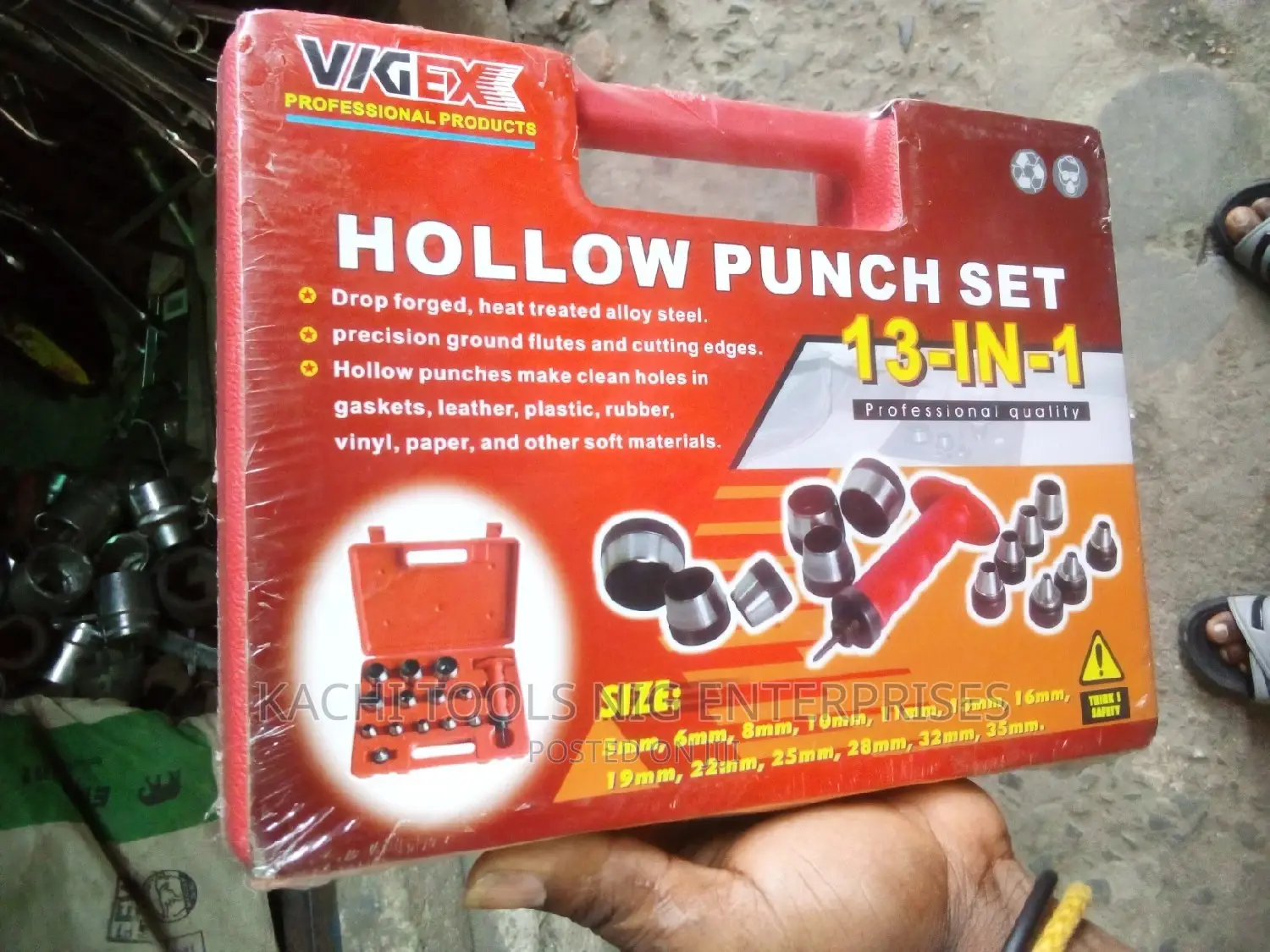 (13 in 1) Gaskets Hollow Punch Set
