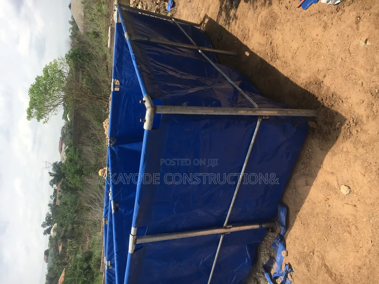 Mobile Fish Pond Tarpaulin