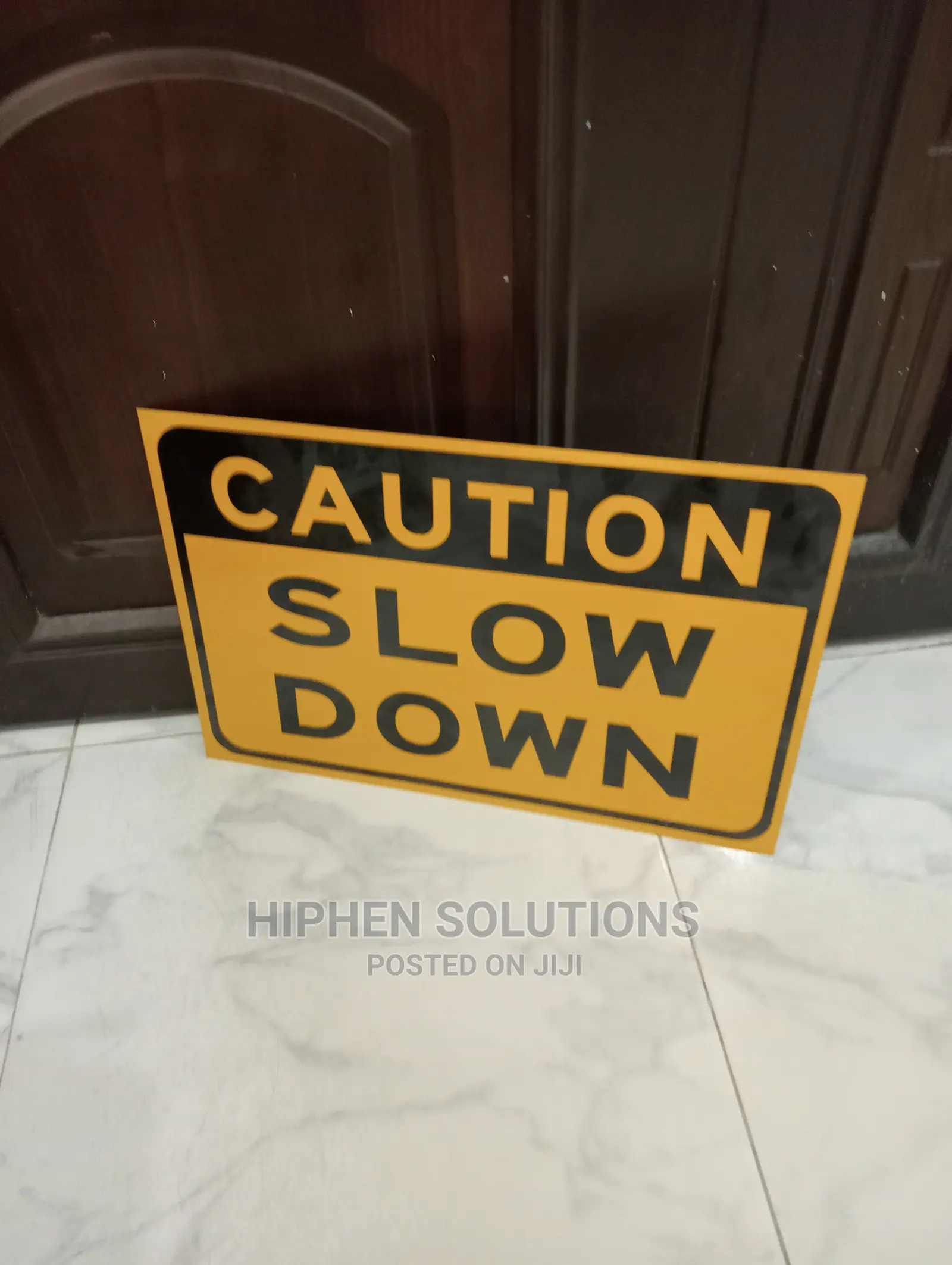 Slow Down Peestrian Traffic - Safety Sign