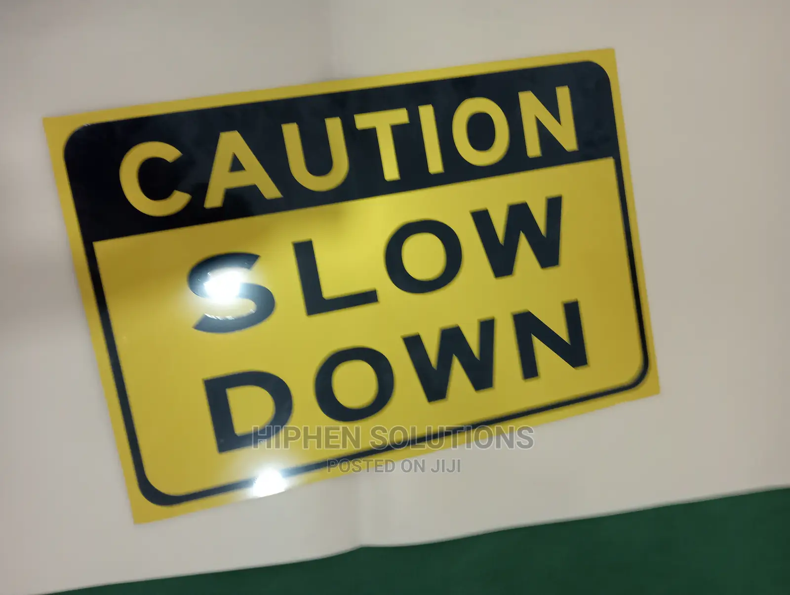 Slow Down Blind Drive 18" X 12" Aluminum Sign