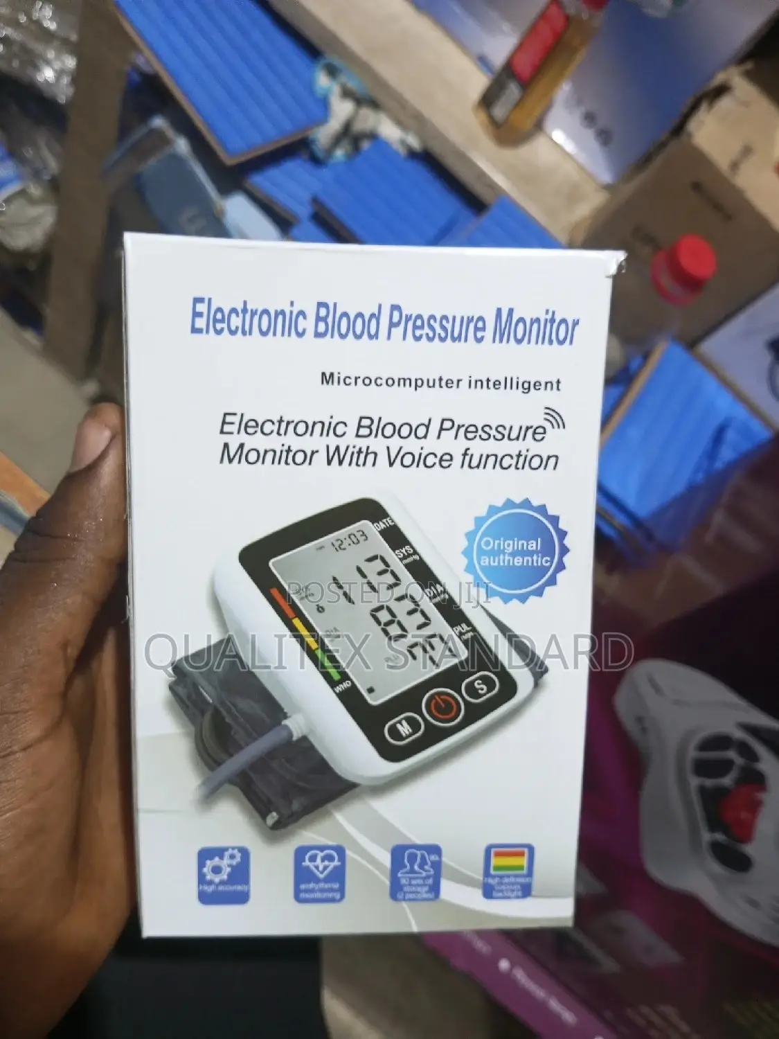 Electronic Blood Pressure Monitor With Voice