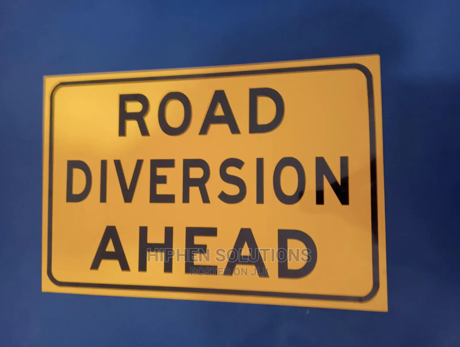 Yellow Traffic Road Signs