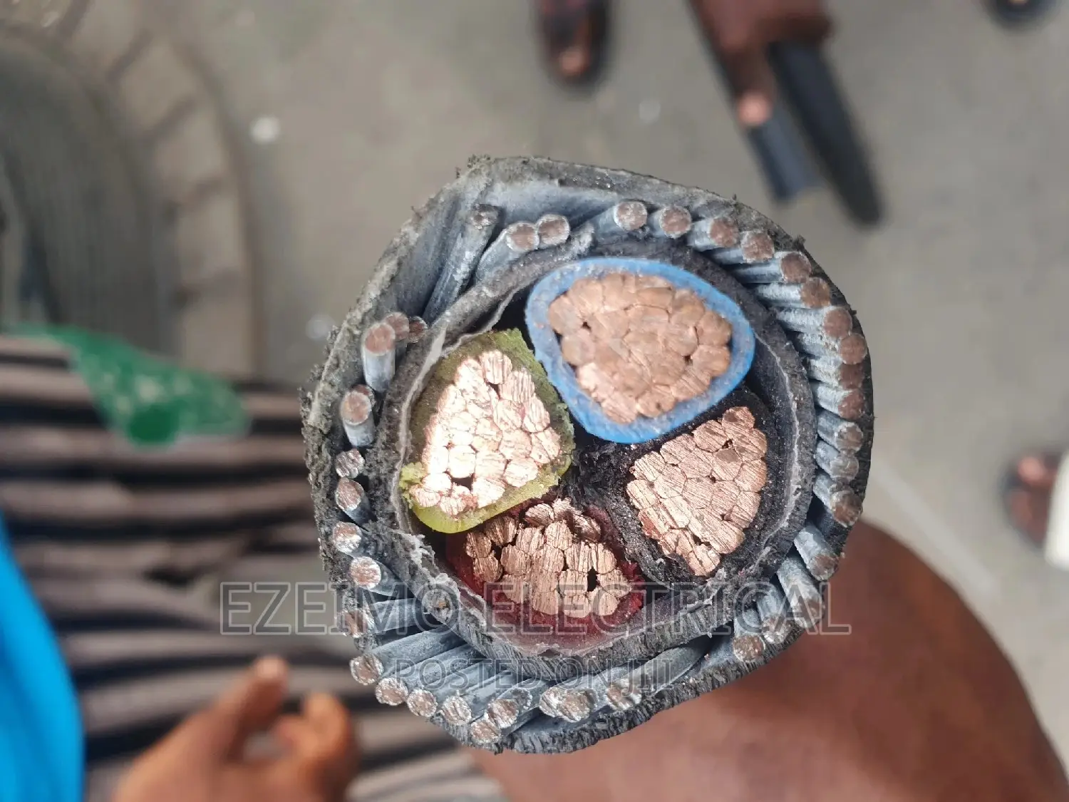 95mm 4xcore Armoured Cable
