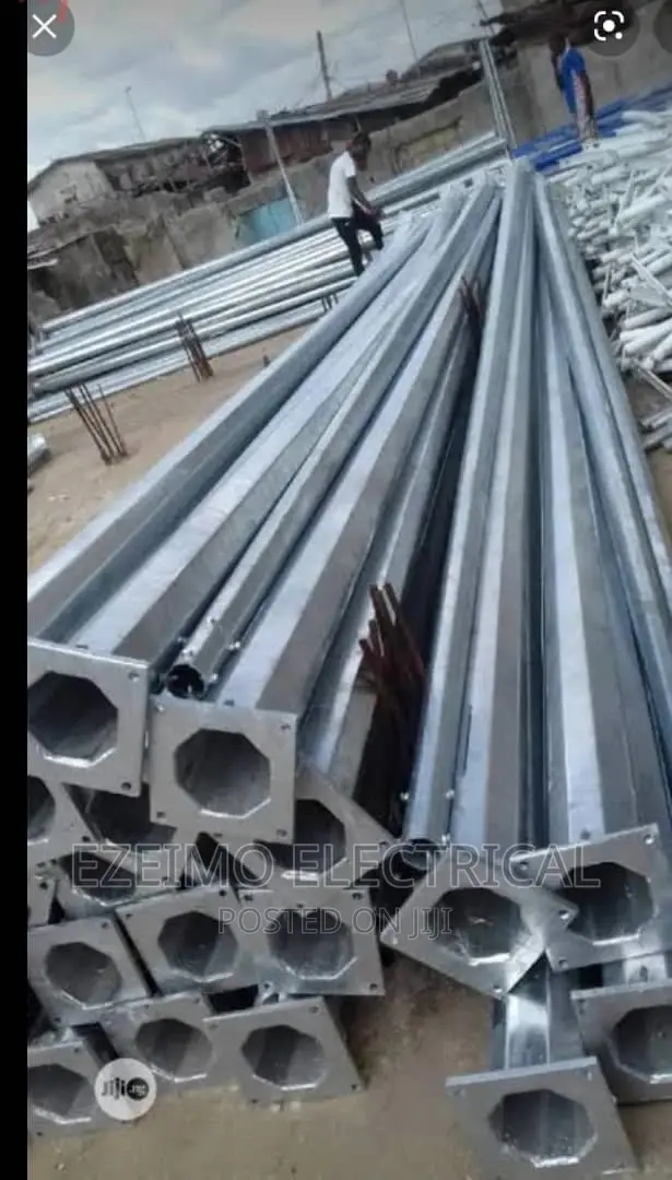 Galvanised Street Light Pole