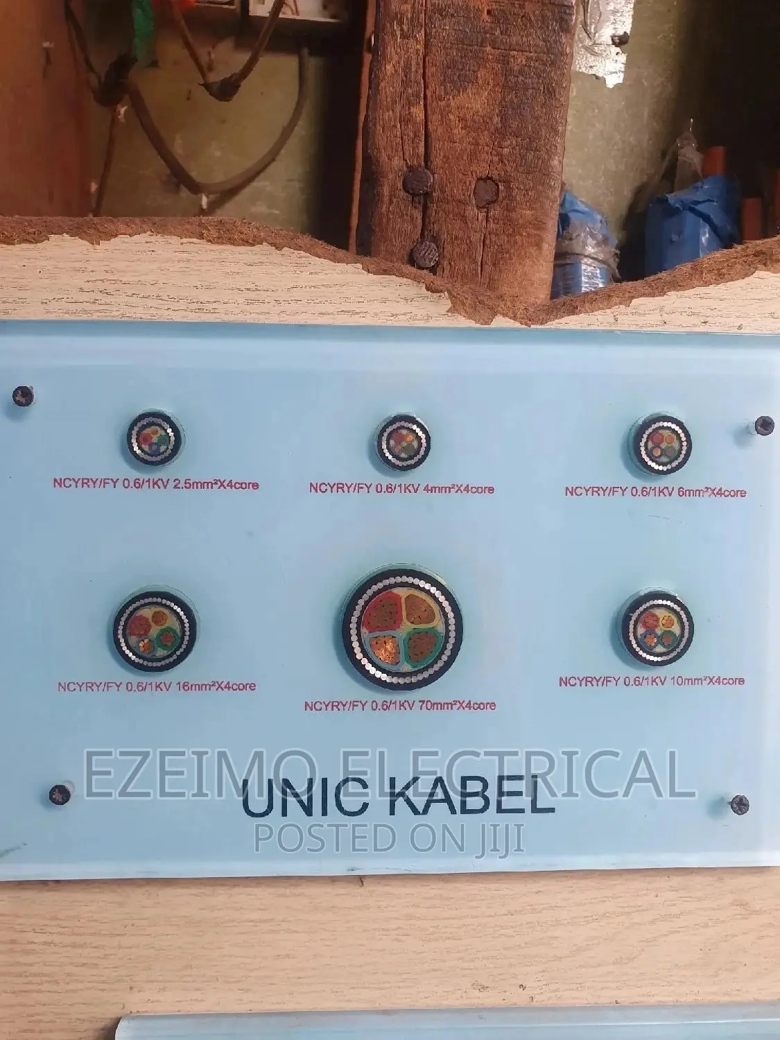 All Sizes of Unic Armoured Cable