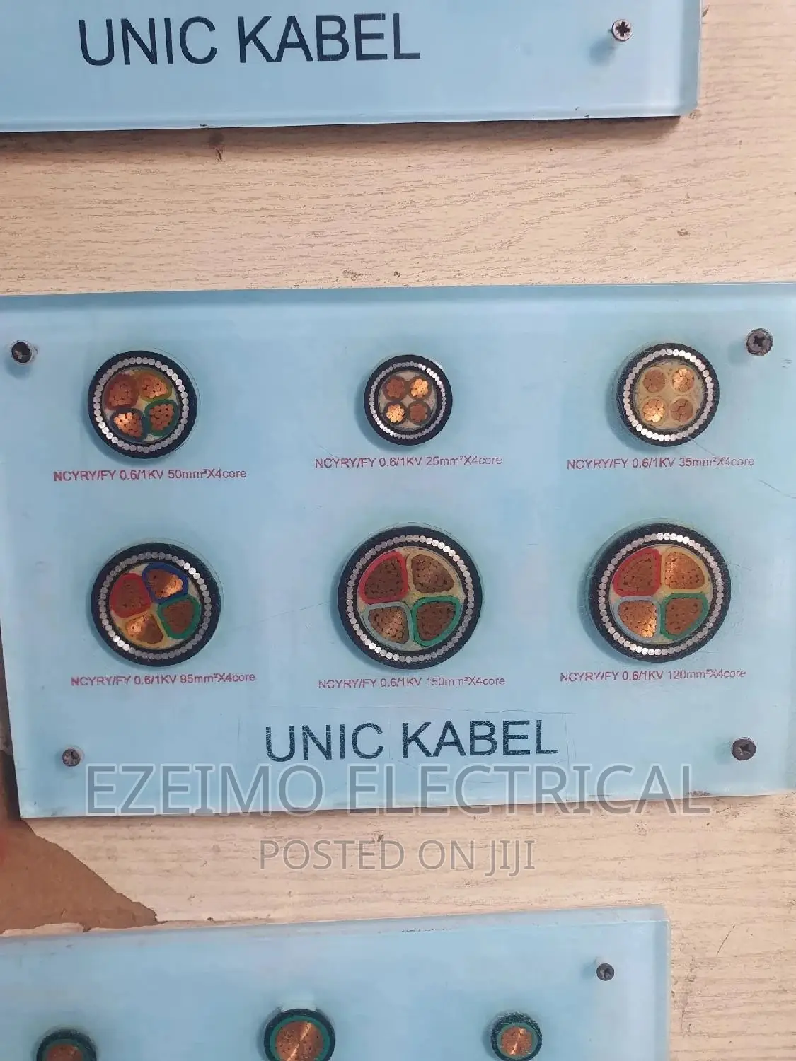All Sizes of Unic Armoured Cable